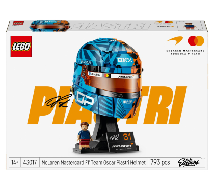 Klocki LEGO® LEGO EDITIONS 43017 Kask Oscar Piastri McLaren Mastercard F1